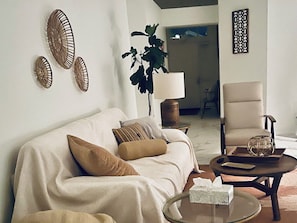 Smart-tv och en stereo