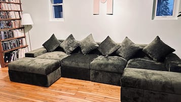 Smart TV, video games, DVD player, books