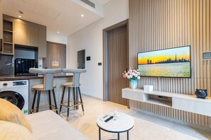 Suite empresarial, 1 habitación, con acceso al salón lounge del club, vista a la ciudad | Vista desde la habitación