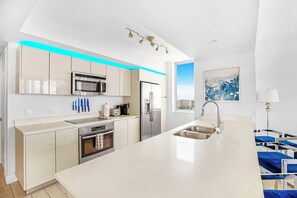 Private kitchen - Serene apartment in New York with city views (New York)