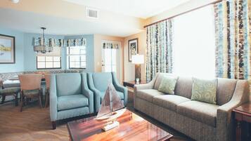 Televisión, reproductor de DVD y videoteca