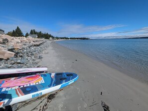 On the beach