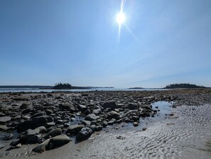 On the beach