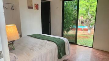 1 bedroom, travel cot, free WiFi, bed sheets