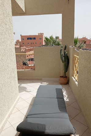 Premium Apartment, 2 Bedrooms, Terrace, City View | Terrace/patio