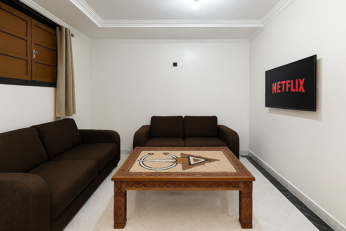 Premium Apartment, 3 Bedrooms | Living area | 55-cm Smart TV with satellite channels, Netflix, streaming services