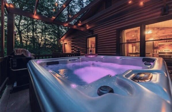 Bain à remous extérieur