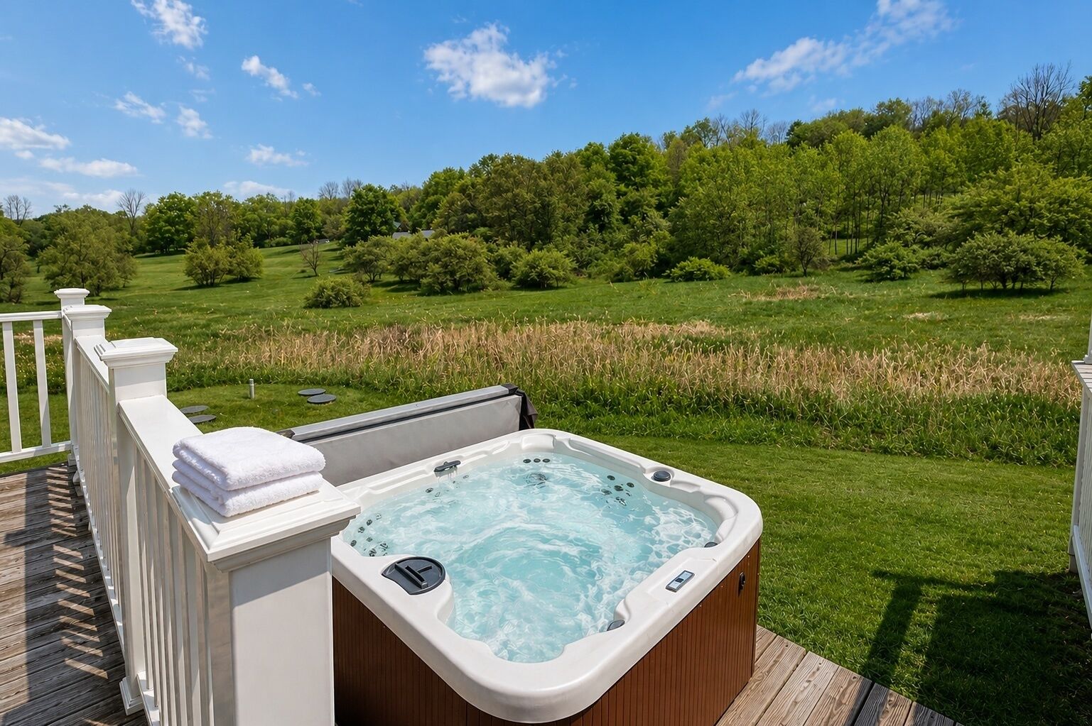 Bain à remous extérieur