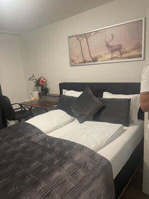 Habitación doble | Tabla de planchar con plancha y wifi gratis