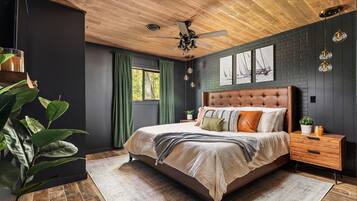 3 slaapkamers, een bureau, een strijkplank/strijkijzer, gratis wifi