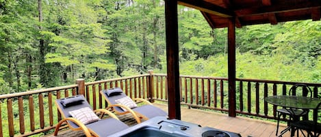 Bain à remous extérieur