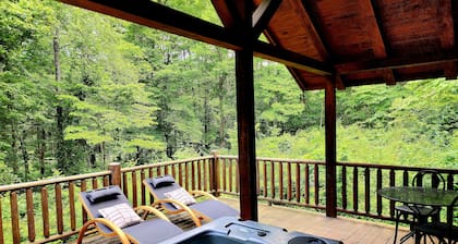 Romantic Cabin Near Restaurants-Hot tub~Fireplace
