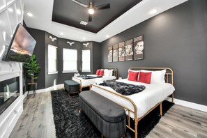 4 chambres, fer et planche à repasser, Wi-Fi, literie fournie
