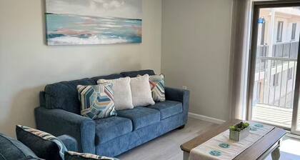 Beach block condo in quiet northend of Seaside Heights, 4 beach passes included