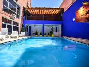 Outdoor pool - Hotel Appart Larabi (Marrakech)