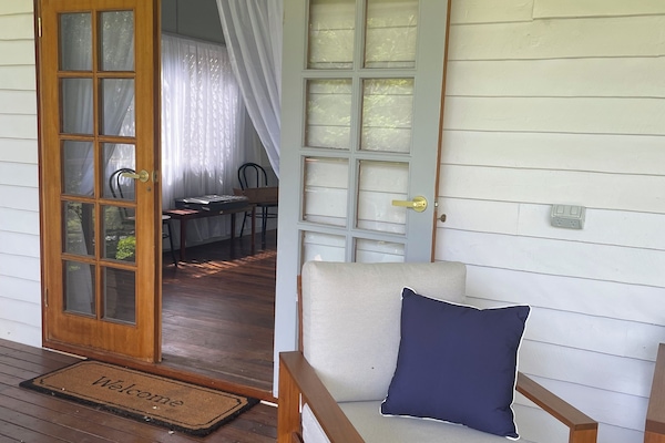 Deck entrance and Lounge