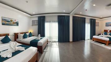 家庭套房 | 1 多间卧室、办公桌、笔记本电脑工作区、免费 WiFi