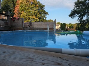 Udendørs pool, opvarmet pool