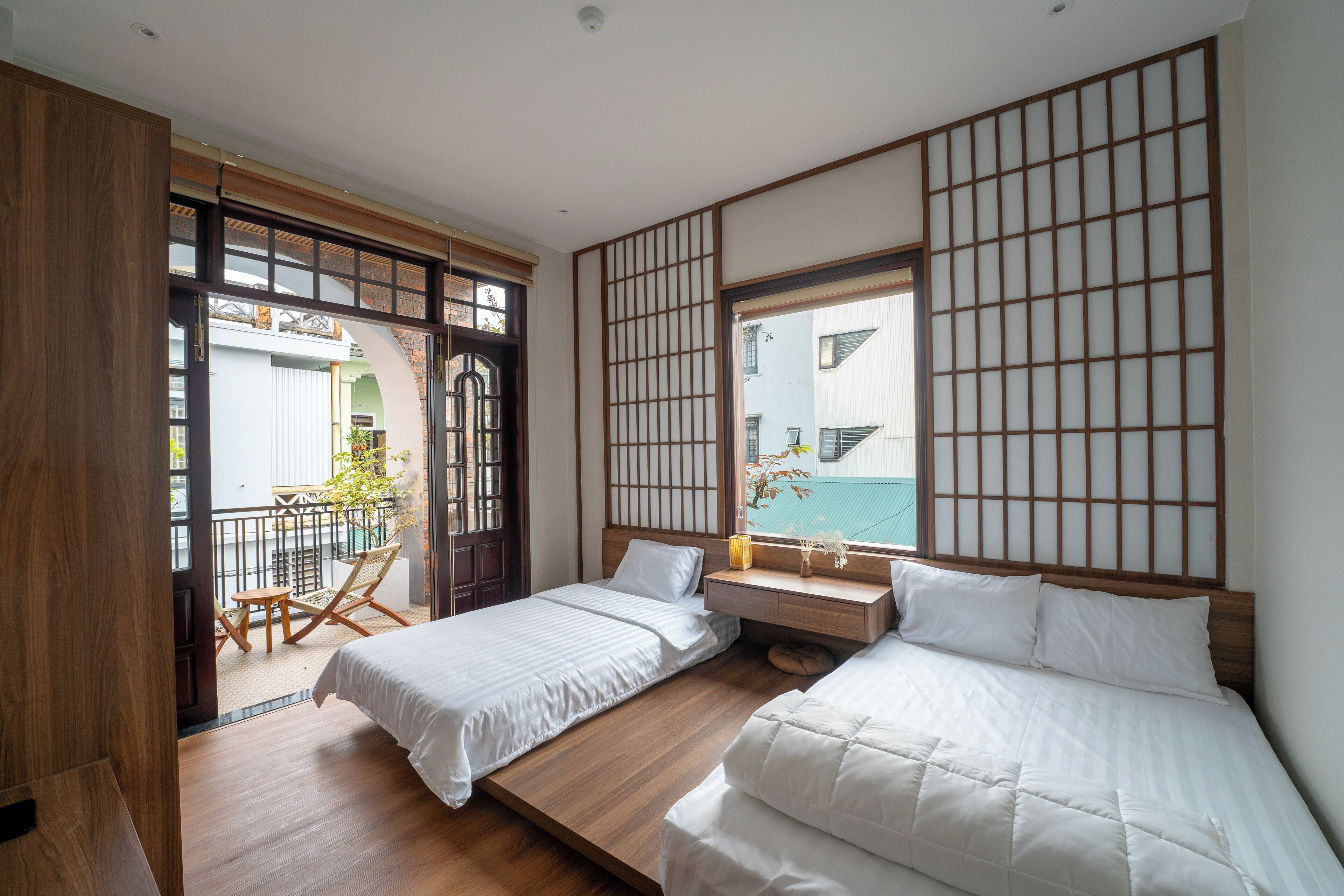 Luxury Double Room | Premium bedding, pillow-top beds, desk, soundproofing