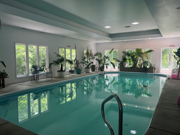 Indoor pool, a heated pool