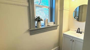 Towels, soap, toilet paper