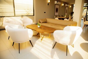 Sitteområde i lobbyen