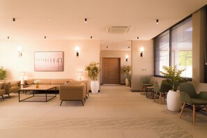 Sitteområde i lobbyen