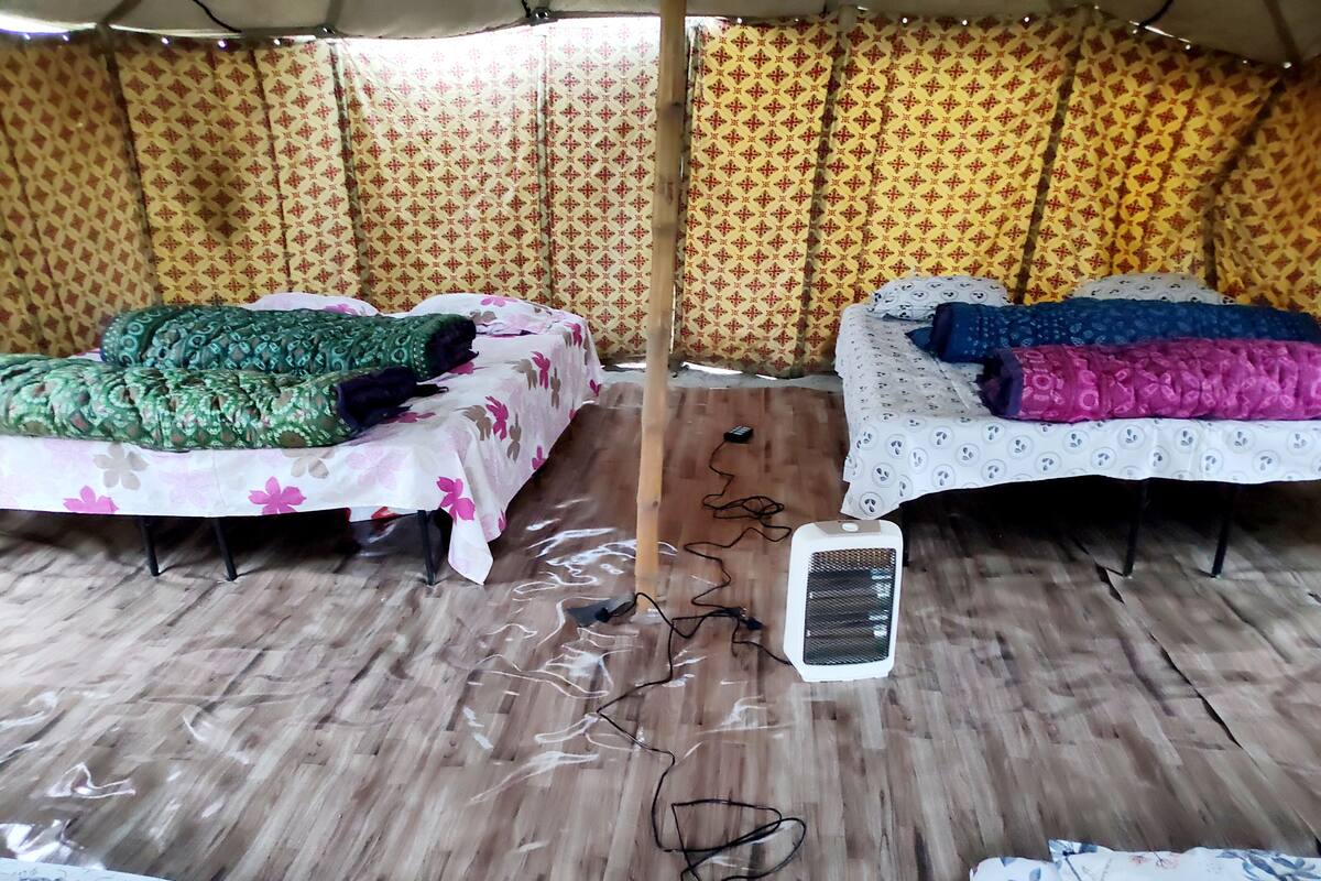 Deluxe Double Room, Balcony, River View | Laptop workspace, iron/ironing board