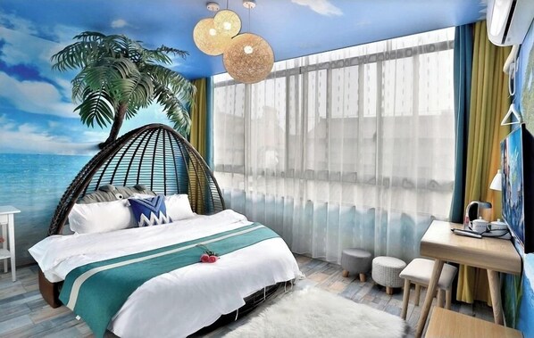 Superior Double Room | Down comforters, blackout drapes, iron/ironing board, free WiFi