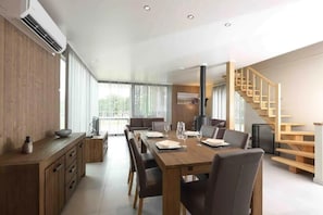 Dining - Sauna Villa by the Lake (Boussu-lez-Walcourt)