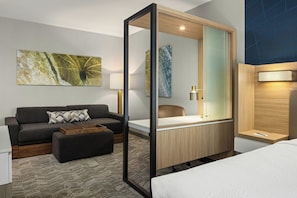Blackout drapes, iron/ironing board, free WiFi, bed sheets