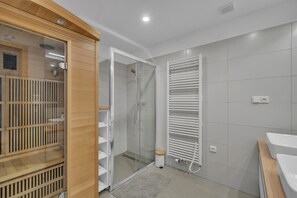 Villa | Bathroom | Hair dryer - Villa Near Ski Resort Cerny Dul (Cerny Dul)