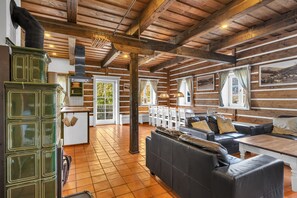 Villa | Sala de estar | Chimenea 