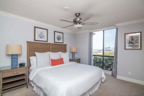 2 bedrooms, desk, iron/ironing board, travel crib - Panoramic Water Views - Steps to the Beach  - F-2 (Oceanside)