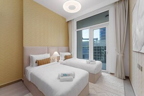 2 bedrooms, iron/ironing board, travel crib, WiFi