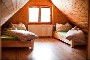 5 bedrooms, individually furnished