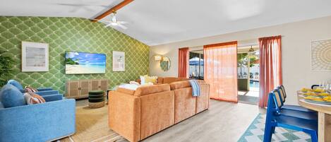 Smart-tv en tafelvoetbal