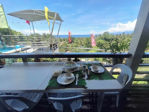 overlooking view house samal Island with mini pool