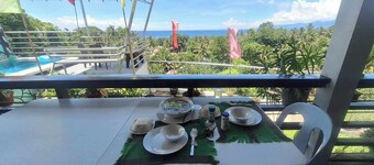 overlooking view house samal Island with mini pool