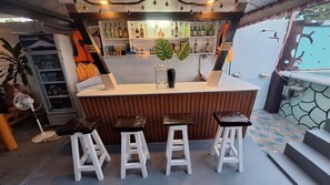 Bar (on property) - overlooking view house samal Island with mini pool (Island Garden City of Samal)