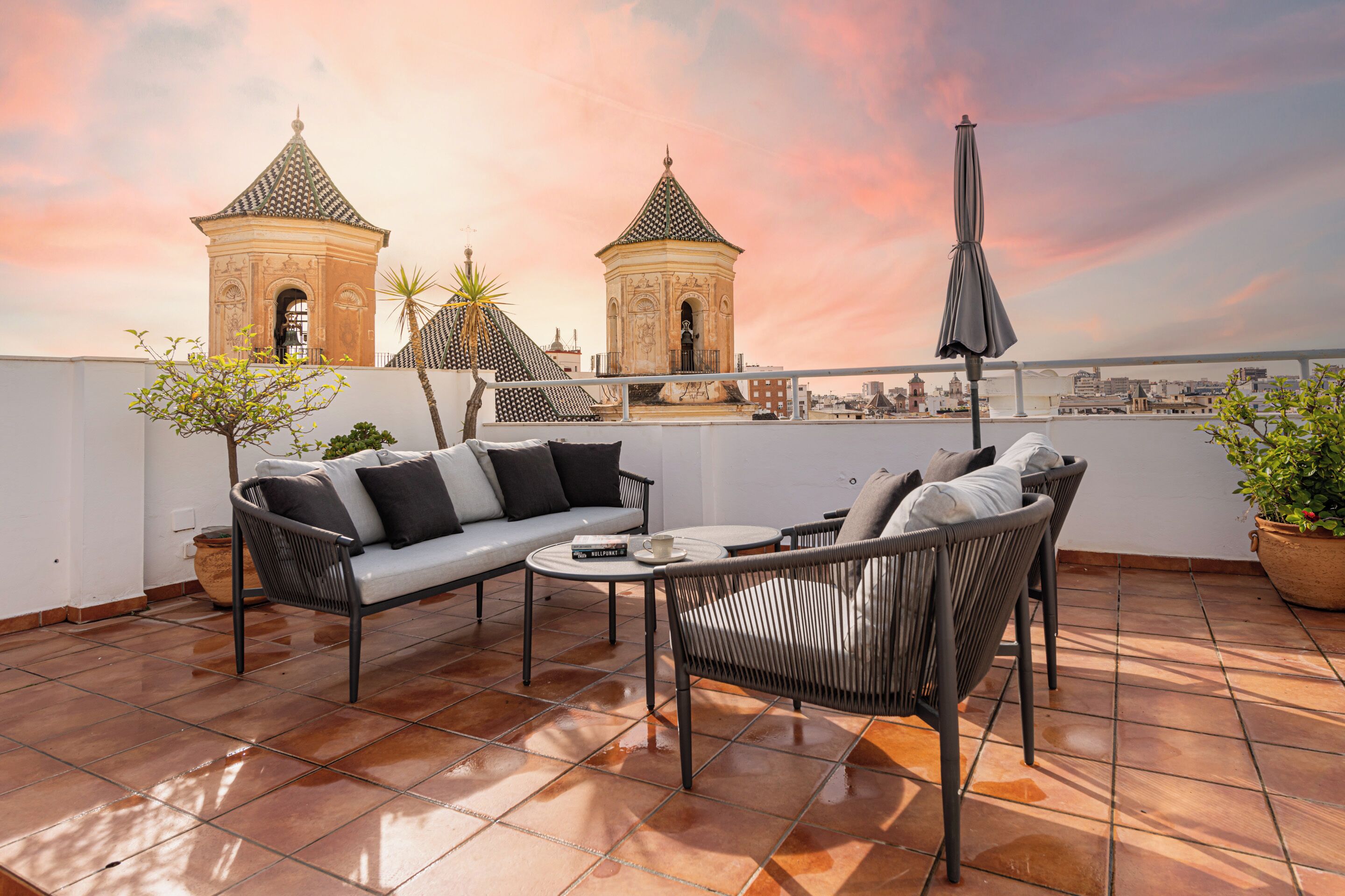 Deluxe-Apartment, Bergblick | Terrasse/Patio