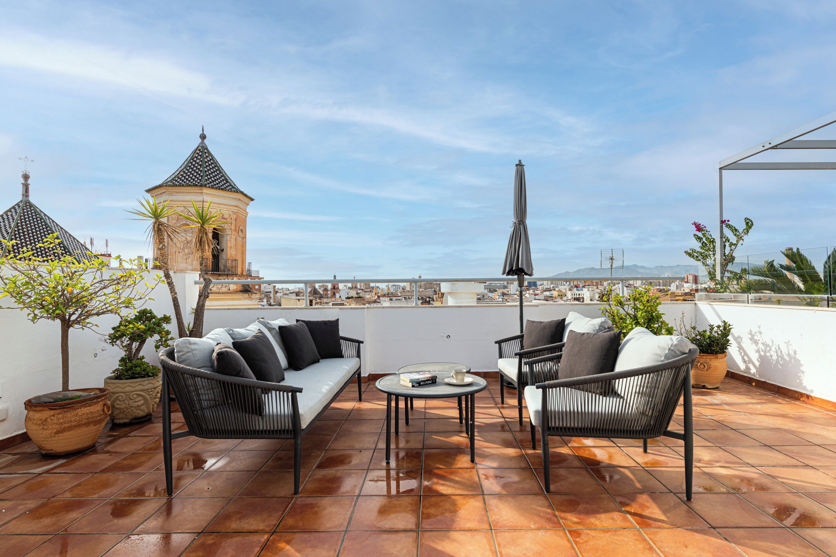 デラックス アパートメント マウンテンビュー | テラス / パティオ