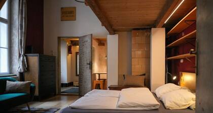 Charming studio with big shared terrace in the center of Kosice