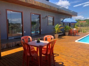 Outdoor dining - FLAT SHELDOM  (Maraú)