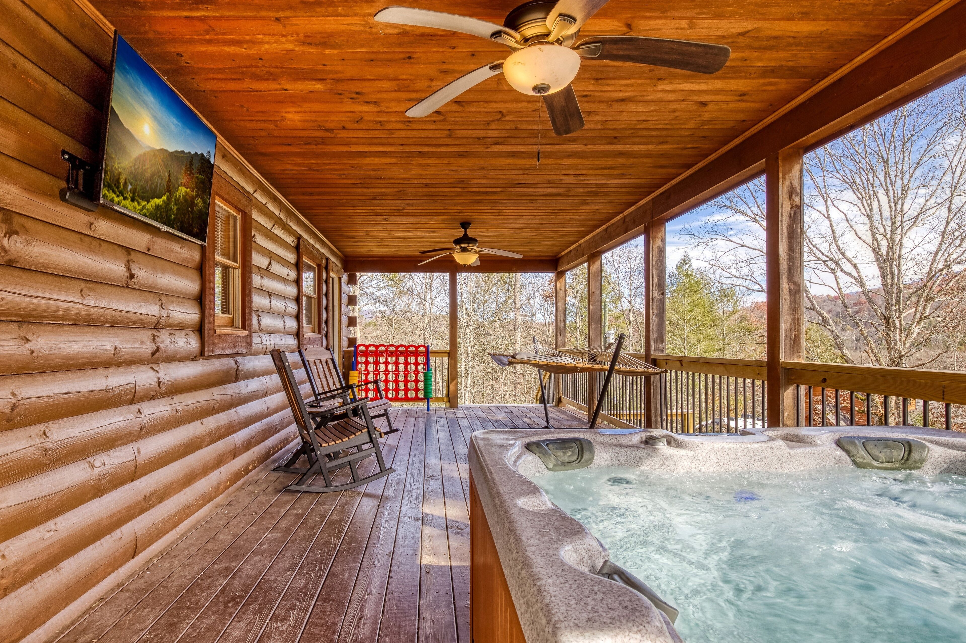 Cabin, 2 Bedrooms | Terrace/patio