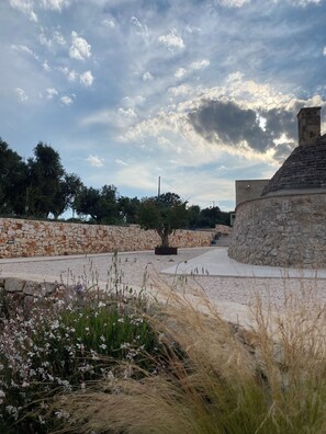 Property grounds - IL TRULLO DELL' AIA charming trullo with swimming pool among olive trees and orchard (Puglia)
