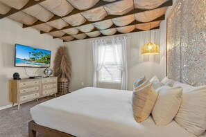 5 عدّة غرف نوم ومكواة/لوح كي وواي فاي وملاءات أسرّة