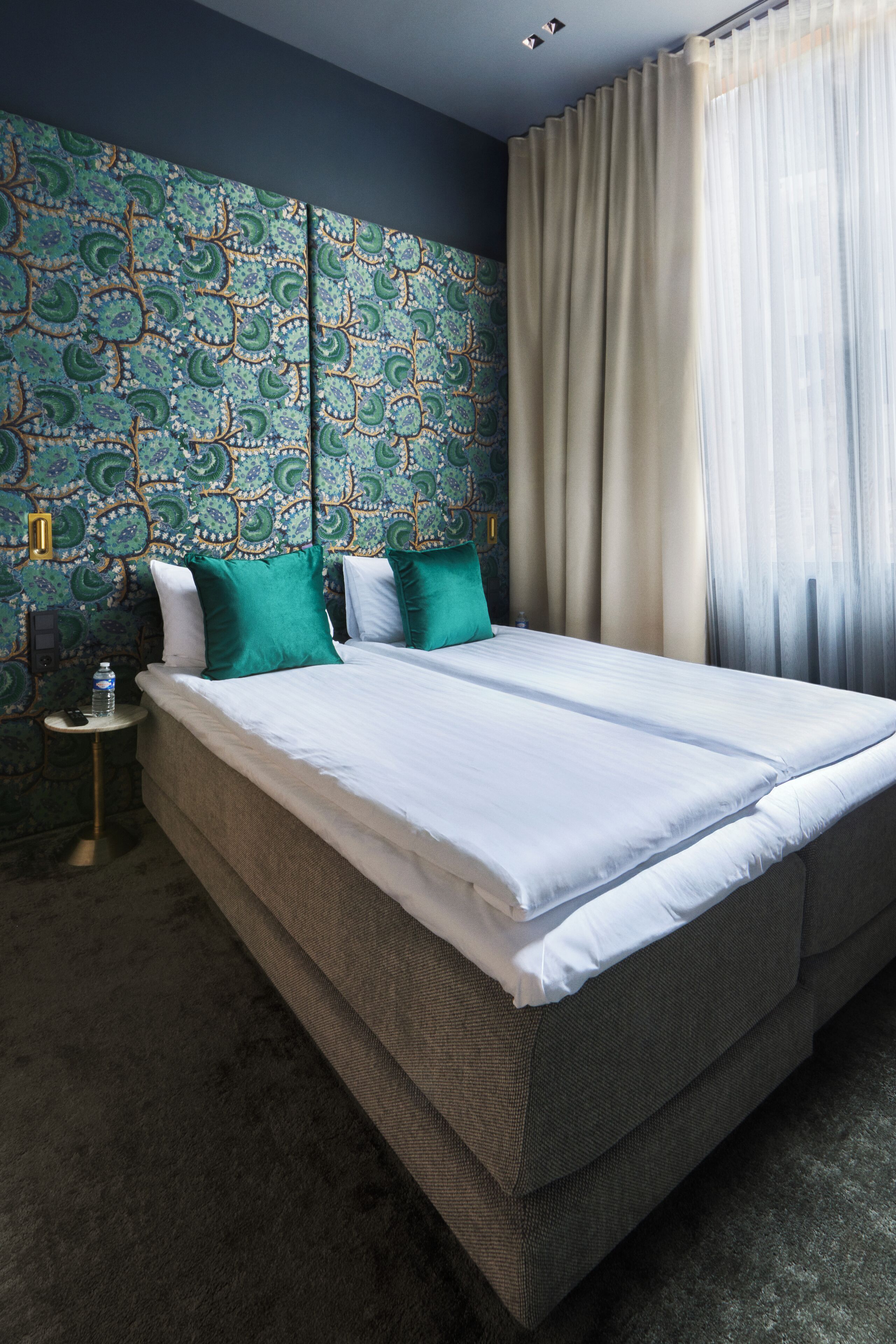 Comfort Studio, 2 Twin Beds, Ground Floor | Blackout drapes, soundproofing, free WiFi, bed sheets