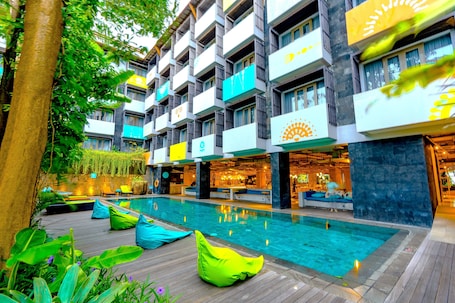 Interior detail. Tijili Hotel Seminyak