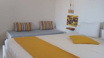 1 bedroom, iron/ironing board, bed sheets